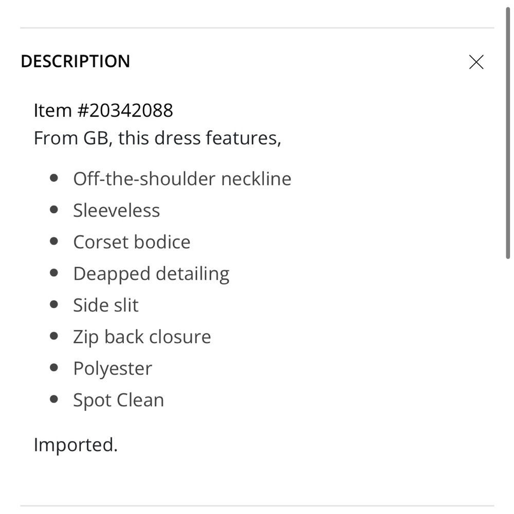 Mauve Rose Corset Dress - Picture 2 of 4